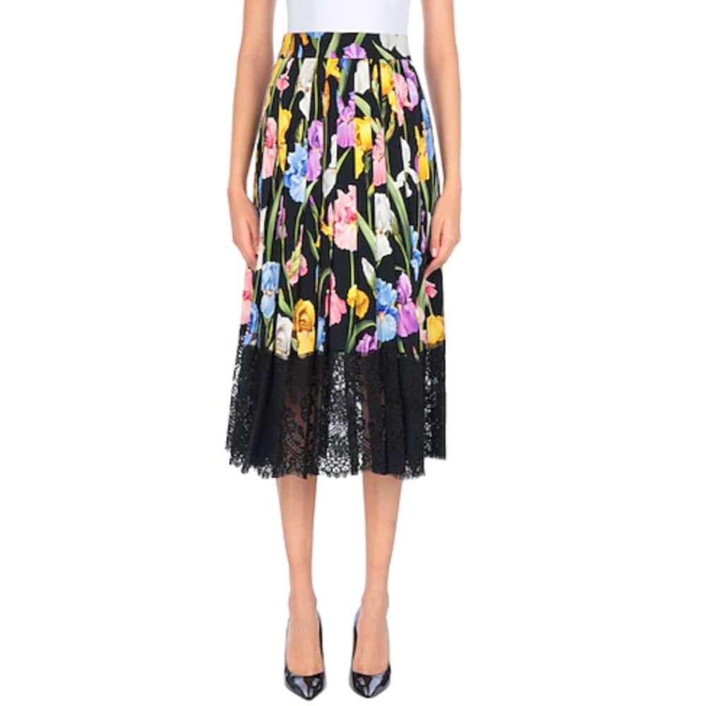 *SOLD* Dolce & Gabbana floral midi skirt